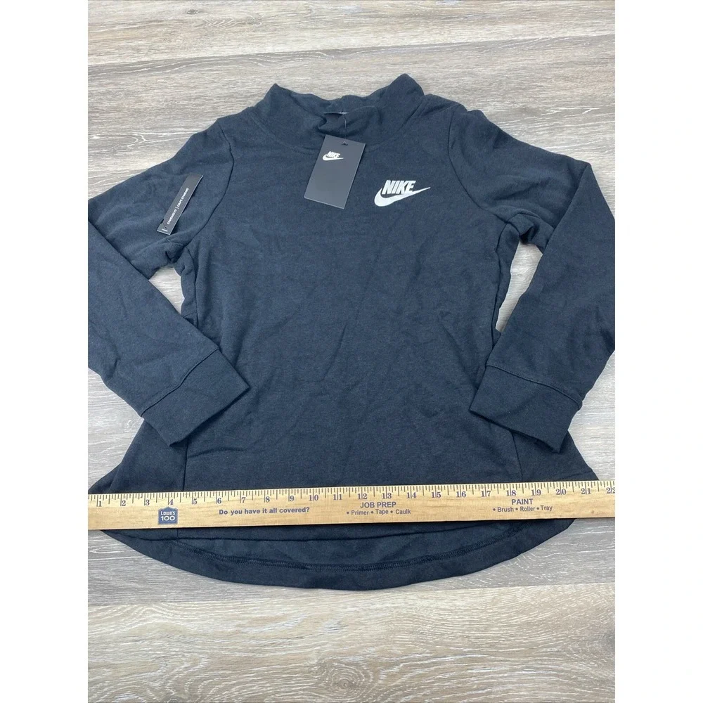 Nike girls sportswear premium essential crew pullover Black NWT SZ LG 940344-010 - Picture 5 of 8